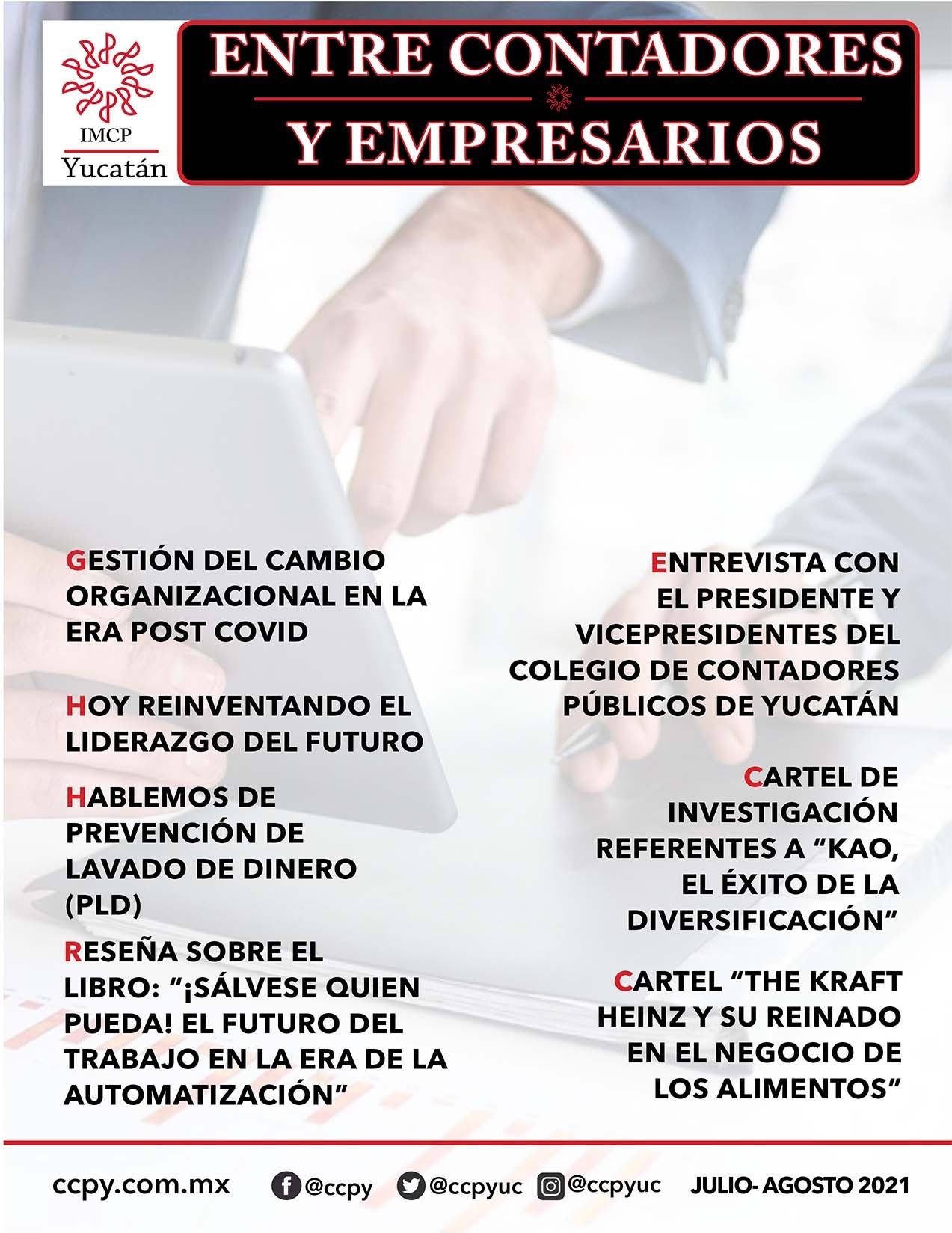 Portada Julio-Agosto 2021